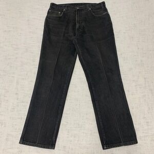 Vintage Resistol Jeans Men 34x30 Black Western Classic Fit Rodeo Denim‎ Cowboy